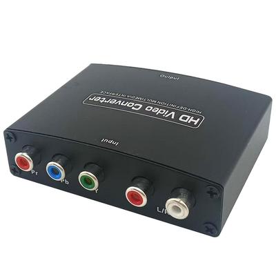 Компонентный в HDMI Конвертер RGB Видео Стерео Аудио Адаптер HD 1080P Питание DC 5V