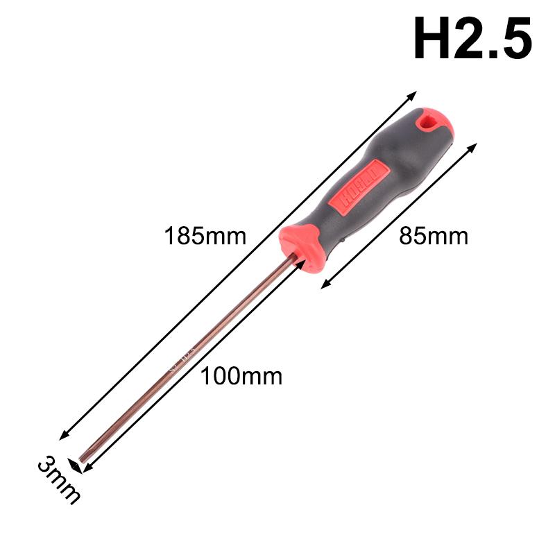 2025 Internal Hexagonal Screwdriver Small Wrench Hexagonal Star Set Tool Extended Straight Shank Hexagonal Edge Bicycle