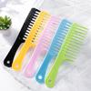 Blue Hairdress Comb Heat Resistant Woman Wet Hook Curly Hair Brushes Coarse Wide Spikes Tooth Styling Tools Accessories New Pink