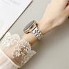 18mm Women Stainless Steel Strap For Huawei GT4 41mm Smart Metal Bracelet For Samsung Galaxy Watch 4/5/6 40mm 44mm Replacement