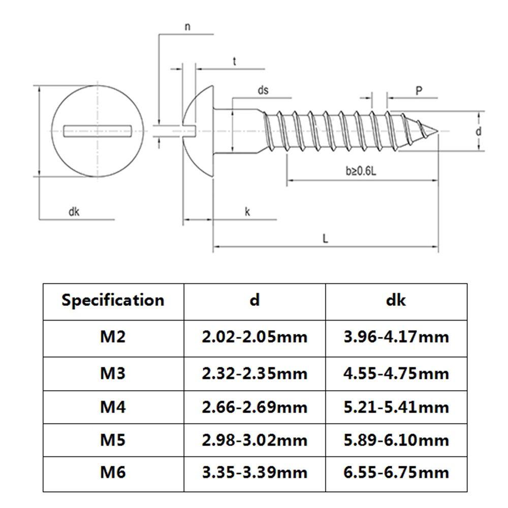New Slotted Drive Self Drilling Tapping Minus Solid Brass Round Head Wood Screws