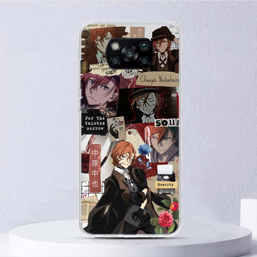 Bungo Stray Dogs Накахара Чуя Мягкий Чехол Для Xiaomi Poco X7 X6 X5 X4 X3 Nfc F7 Ultra F6 F5 Pro Чехол Для Телефона F4 Gt F3 M5S M4 M3