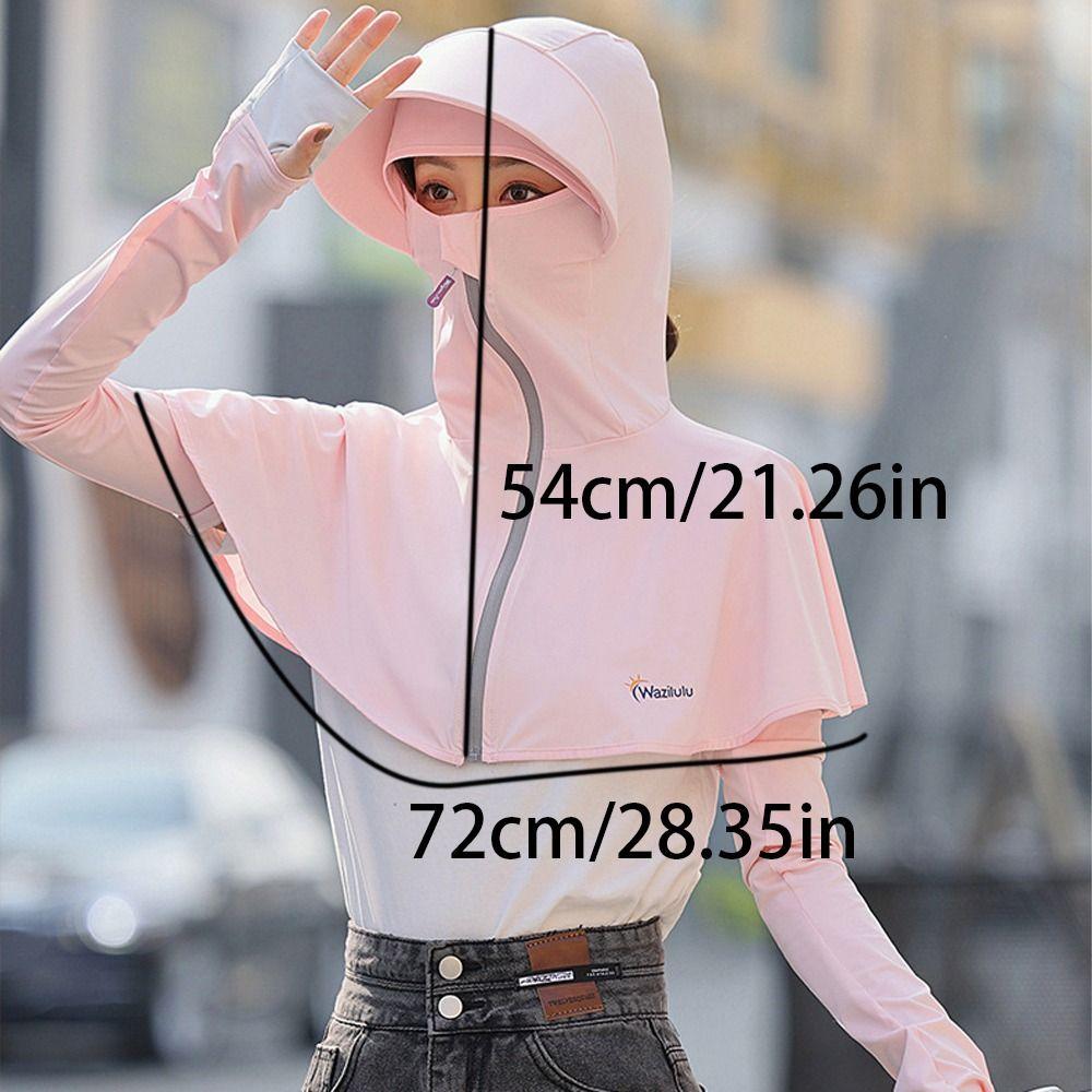 Face Mask Hat Fisherman Cap Climbing Neck Flap Cap Protection Face Cap Cycling Sun Hat Ice Silk