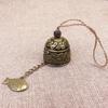 Feng Shui Wind Bell Retro Buddha Dragon Elephant Wind Chime Vintage Windchime Home Hanging Ornament Blessing for Luck Wind Chime