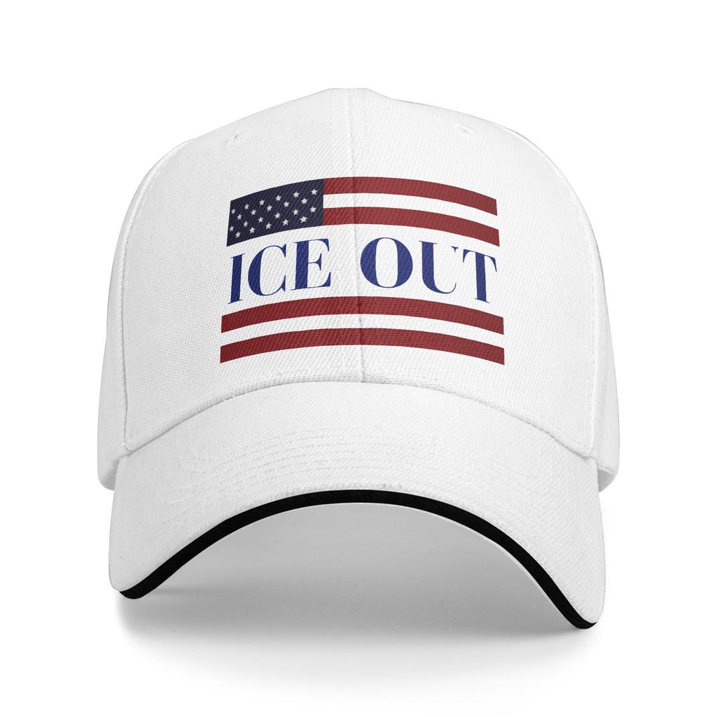 New Arrival Baseball Caps ice Out Anti Ice Minneapolis Abolish Ice For Unisex WomenTrucker Hats Retro Snapback Cap Adjustable Fit