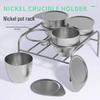 Laboratory 50ml 6-Hole Nickel Crucible Rack