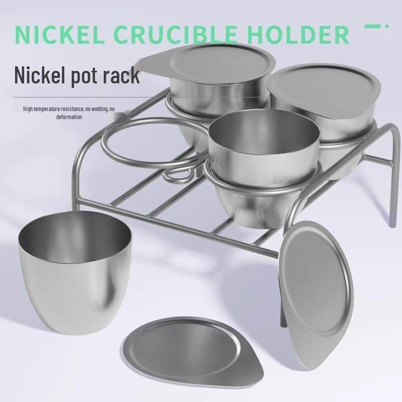 Laboratory 50ml 6-Hole Nickel Crucible Rack