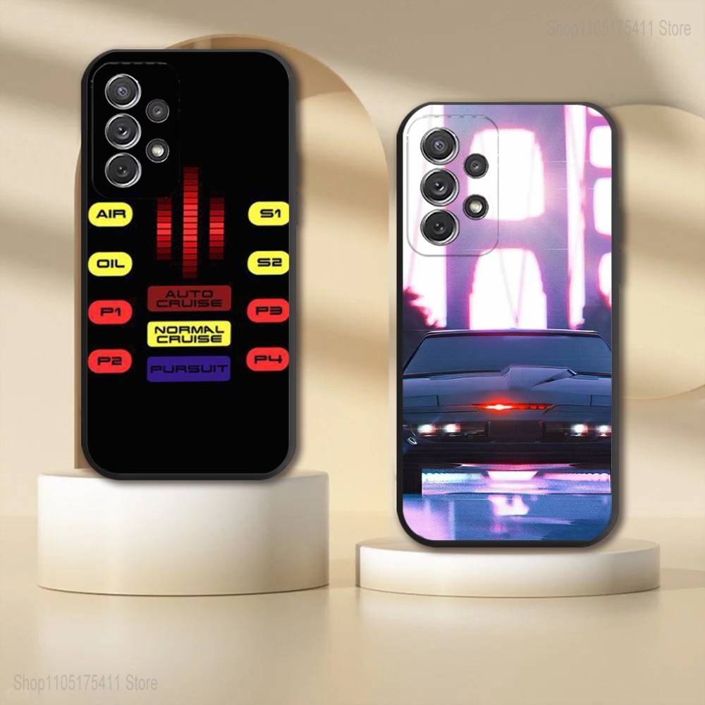 K-Knight Rider K-KITT Автомобиль Для Samsung S 26,25,24,23,22,30,21,10,9,Ultra,Plus,Lite,FE,4,5G Черный Мягкий Чехол Чехол для Телефона