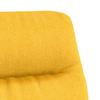 Recliner Armchair Mustard Yellow Fabric