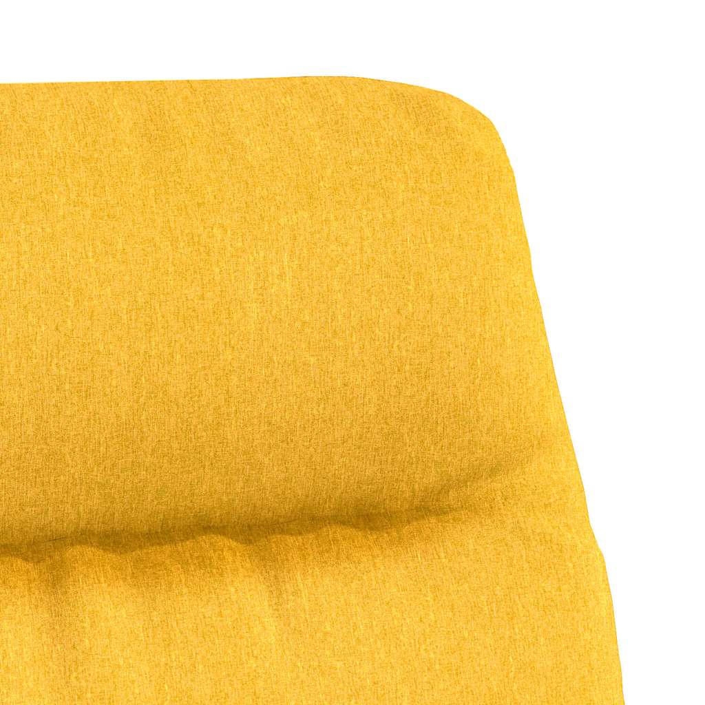 Recliner Armchair Mustard Yellow Fabric
