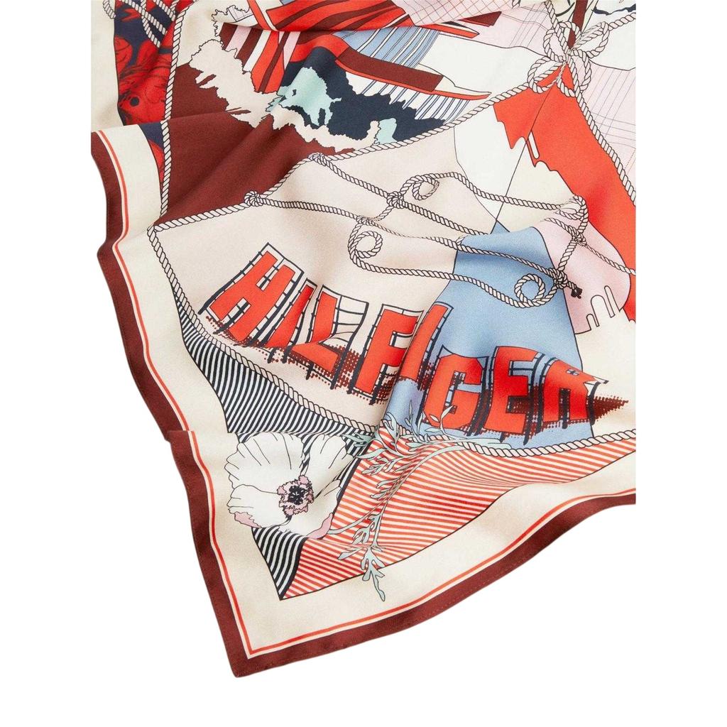 Tommy Hilfiger Floral Silk Scarf