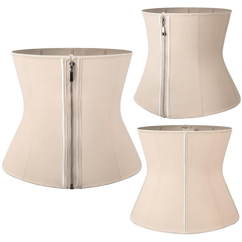 Latex Waist Trainer Cincher Corset for Women Weight Loss Shaper Belly Trimmer Belt Sauna Sweat Girdle Slimming Modeling Straps