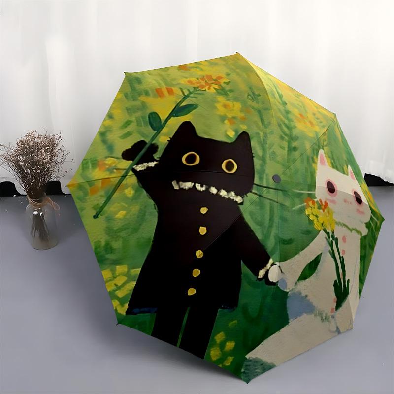 1PC Cat Wedding Automatic Opening And Closing, Sturdy Iron Frame, Portable Folding Design, Suitable For Men And Women In All Seasons26