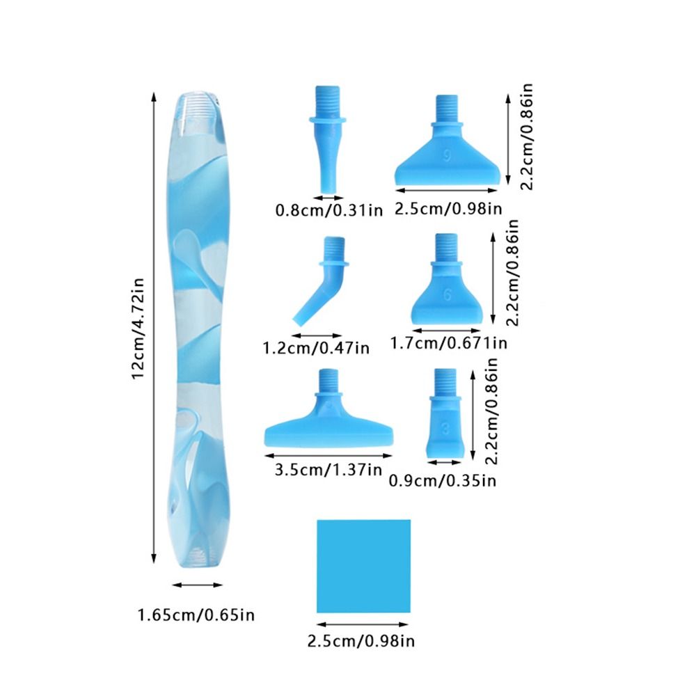 Replace Pen Head Cross Stitch Resin Pen Point Drill Pens Resin Diamond Painting Pen Plastic Heads