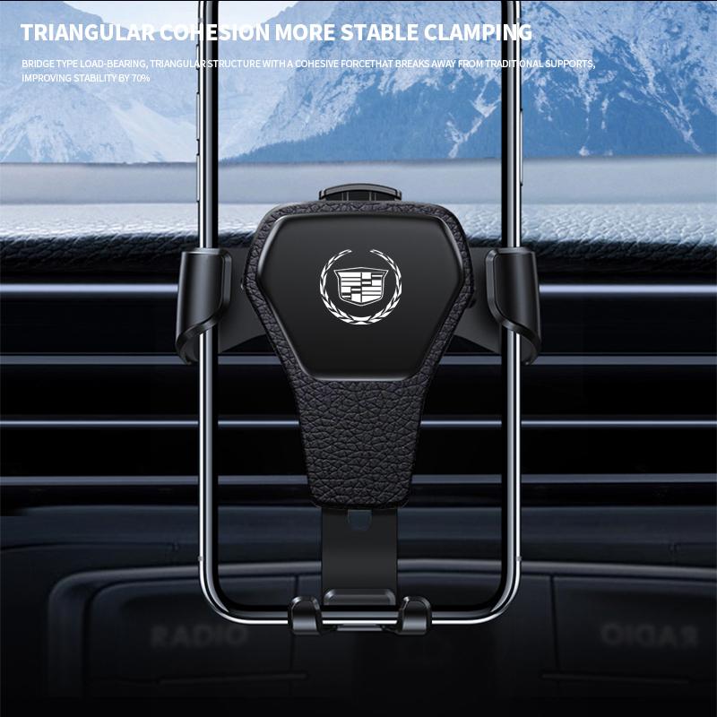 New Car phone holder Gravity Auto matic expansion Mobile phone stand For Cadillac Escalade CTS ATS SRX STS XT5 XT4 XT6 XTS CT4