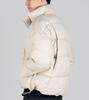 Button Seoul [Duck Down 80/20] Magnet Button Duck Down Short Padded Jacket (Ivory)