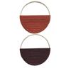 2Pcs/Set Ideal Bohemian Circular Chic Hand Woven Wall Hanging Cotton Rope Home Decor Tapestries