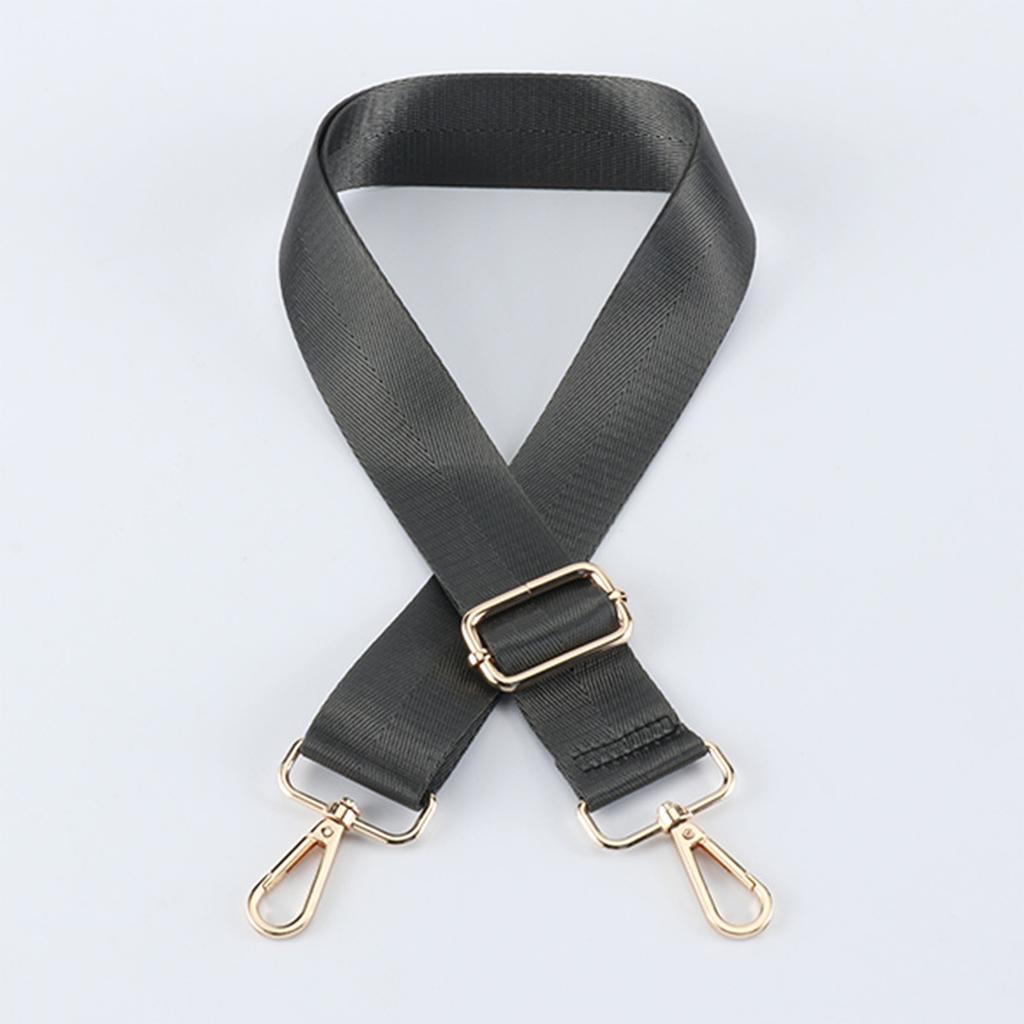 Ремень через плечо Широкий плечевой ремень Холщовый сменный ремень Регулируемый Однотонный Ремешок для сумки Аксессуары для сумки