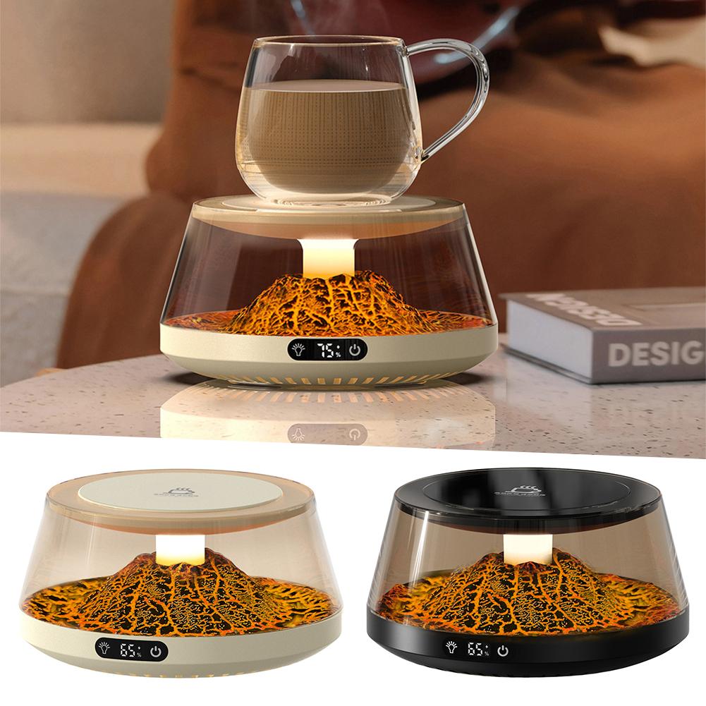 Volcanic Lavas Mug Warmers Constants Temperature Heating Coaster For Home/Office