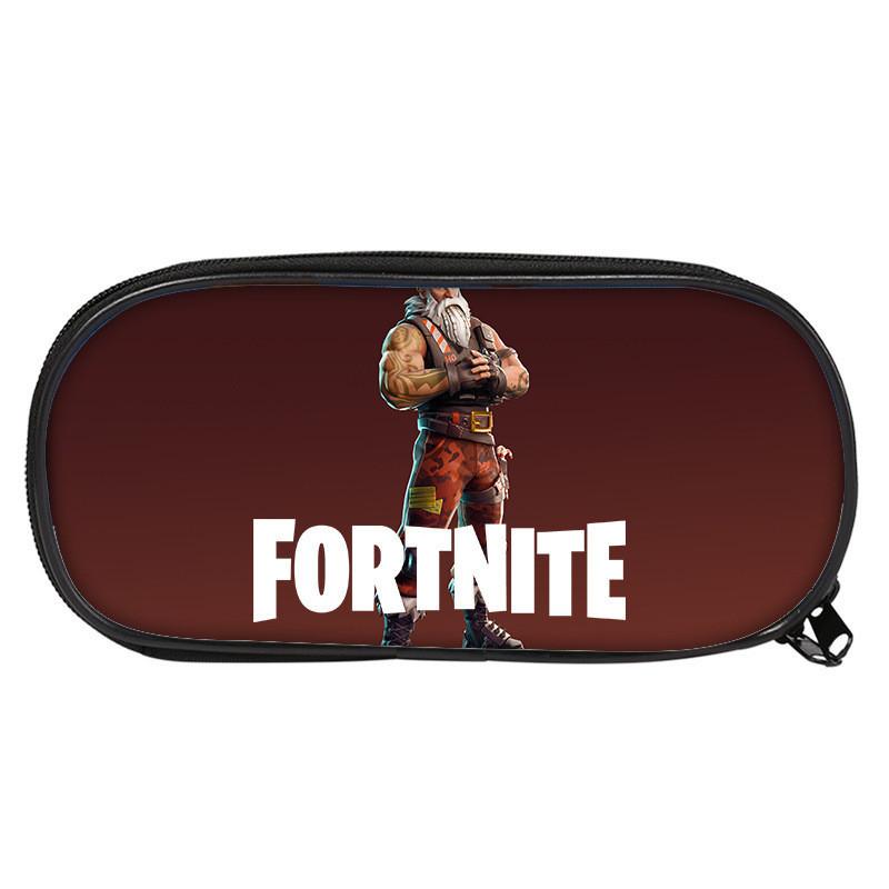 Fortnite Pattern Student Single Layer Stationery Pencil Bag Stationery Storage