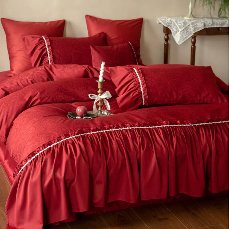 Свадебный комплект постельного белья OEING Austin Rose Red