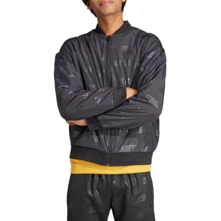 adidas Велюровая двусторонняя куртка-бомбер IJ6424