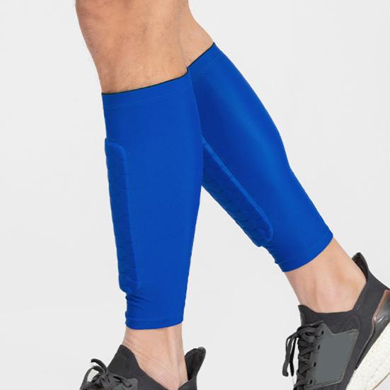 Футбольные щитки для голени для молодежи и взрослых, компрессионный рукав для голени с сотовыми накладками, спортивная защитная экипировка для футбола, бейсбола, катания на лыжах, хоккея