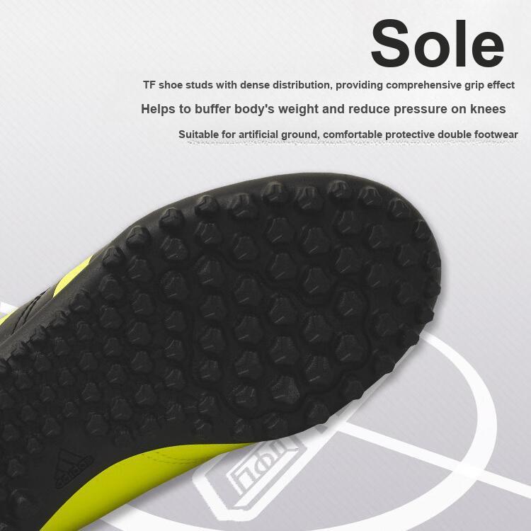 Adidas Predator Club Artificial Turf Non-Slip Durable Low-Top Kids Soccer Shoes Kids Soccer Shoes Green Black IG5438