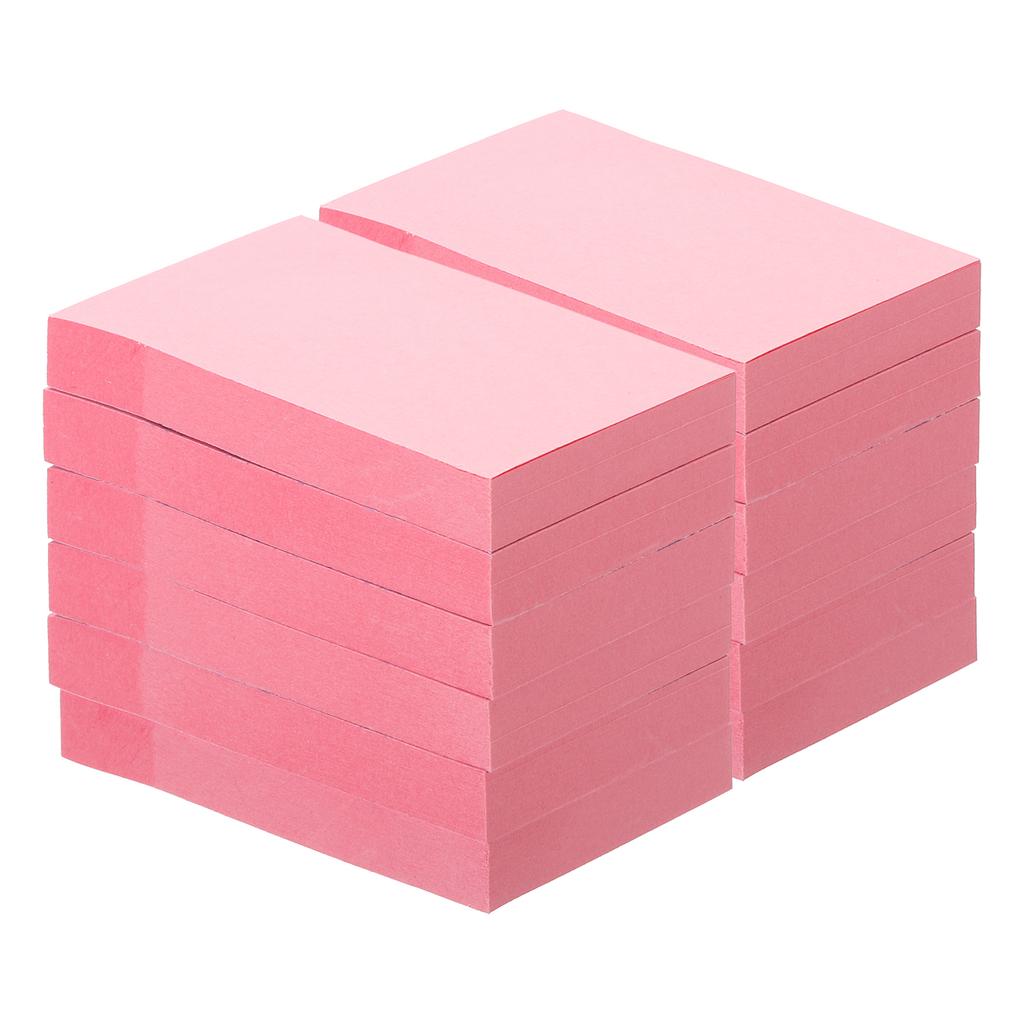 6/12Pcs 100Sheets/Pad Bright Color Sticky Note 2x3Inch Self-Stick Note Pads Stickers Adhesive Memo Post for Home Office Business