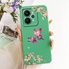 Чехол для Realme 15 Pro Корпус RMX5101 Силиконовый Роскошный Модный Цветы Каваи Милый Расписной Ударопрочный Чехол для Телефона
