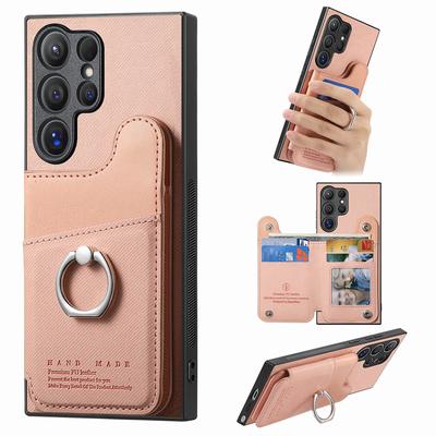 Магнитный чехол для телефона Samsung S25 Ultra S24 S22 Plus S23 FE A16 A26 A36 A56 A55 5G с блокировкой RFID и чехлом-кошельком для карт