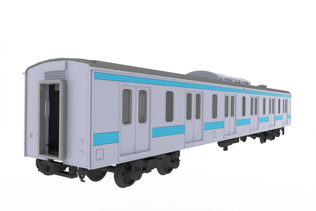 PLUM JR East 209 Series DC Train Type Keihin Tohoku Color Saha 208 Display Model Unpainted Assembly Plastic Kit PP146 Plakit-Extra 1/80