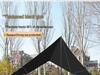 Палатка для кемпинга Forest Bee Outdoor из черного винила, с защитой от дождя и солнца, шестиугольная/восьмиугольная конструкция «бабочка», с серебряным покрытием.