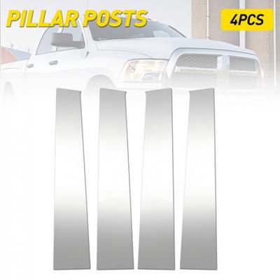 Для Dodge 2010-2018 4500 4X Ram Накладка на стойку двери B Декоративная наклейка Хромированная