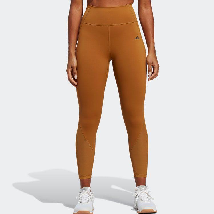 adidas Вязаные спортивные штаны женские, цвет Bronze Strata HR5426