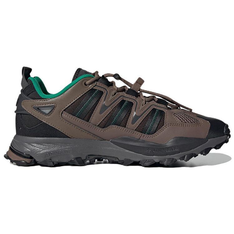 adidas Hyperturf Adventure Earth Strata Зеленые кроссовки унисекс Коричнево-черные студенческо-зеленые HQ6606
