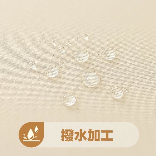 AooHome Round Tablecloth, Water-Repellent, Nordic Style, Solid Color, Rectangular, Fabric, Simple, Polyester, Washable, 150cm Diameter (Beige)