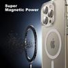 Магнитный прозрачный чехол для iPhone 17 16 15 14 13 11 12 Pro Max Plus Прозрачный чехол Крышка для беспроводной зарядки Совместимый с Magsafe