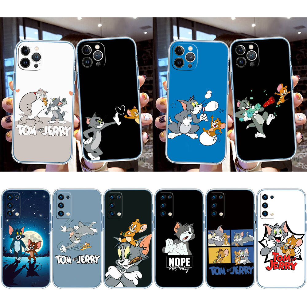 Tom and Jerry Чехол для Motorola E7 E22 E20 E13 E15 E22S E30 E40 G10 G20 G04 G22 G23 G05 G75 G35 G55 G6 G7 G8 G9 Plus Power Play