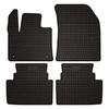 Резиновые коврики для автомобиля для: Кроссовер Citroen C5 Aircross (2019-) - черные, облегающие