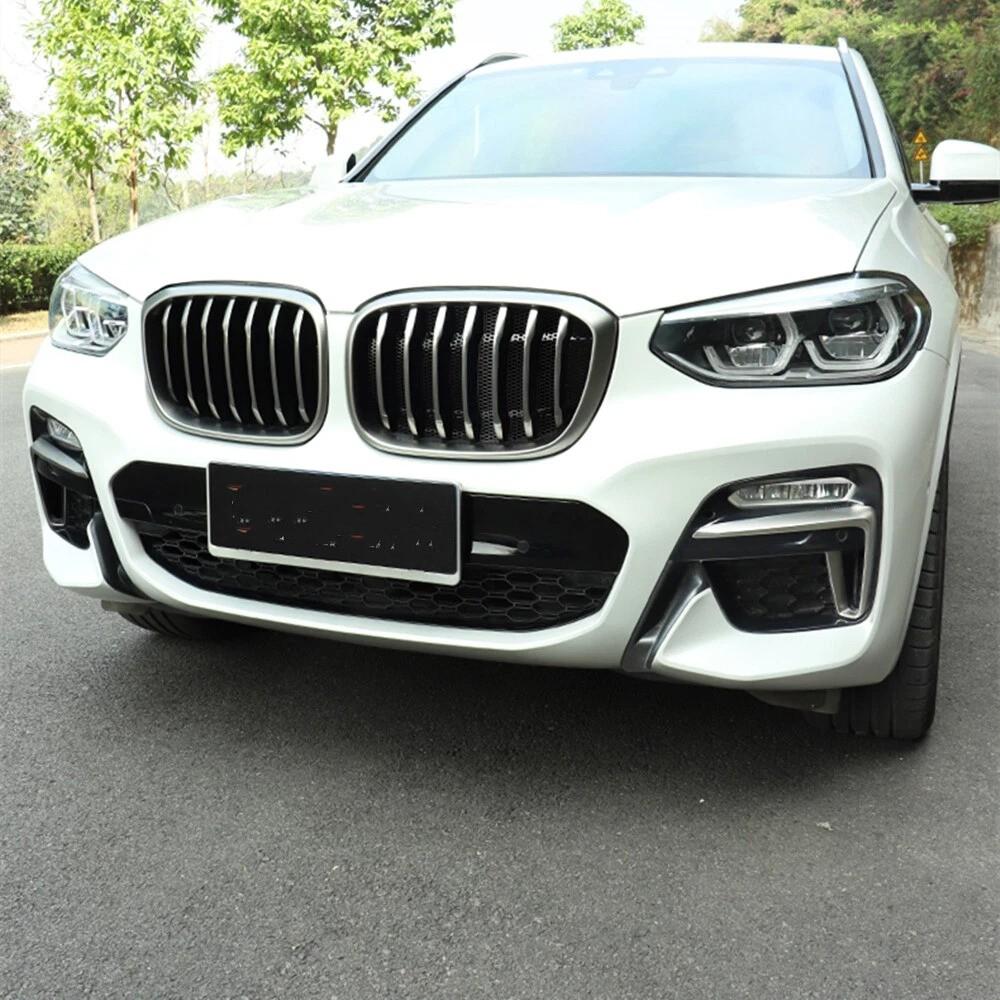 1 пара Передняя противотуманная фара Рамка Крышка Решетка Отделка Для BMW X3 X4 G01 G02 2018 2019-21