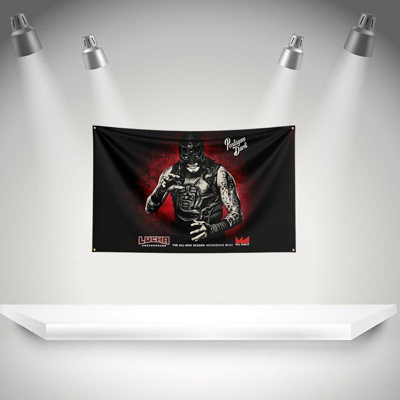 Флаг-баннер Ppenta Boxer 3x5 футов С латунными люверсами HD-печать Гобелен Выставка Боксерские фанаты Декор гаража