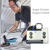 Angle Grinder Stand for Tile 45-Degree Chamfer Cutting Polisher Holder for Type 100 Grinders Safety Clamping System Easy Adjustment Stainless Steel