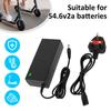 Зарядное устройство для аккумуляторов 54,6 В 2A-3A Зарядные устройства для литиевых аккумуляторов 48 В Адаптер для быстрой зарядки с защитой выхода Зарядное устройство для аккумуляторов по стандарту Великобритании