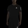 adidas Футболка с коротким рукавом Own The Run Climacool Cooler для бега, быстросохнущая, с круглым вырезом, мужская, топы, черная/темно-серебристо-серая, JY6982