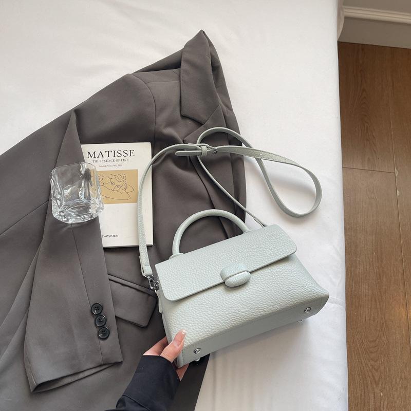 Trend Fashion Hand Carry Small Square Bag 2025 New Cute Girl Simple High-end Texture Shoulder Bag