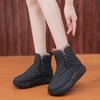 Зимние бархатные теплые утолщенные зимние сапоги женская обувь 2024 года новая подошва маффин усиленная холодная и нескользящая обувь из хлопка для матерей
