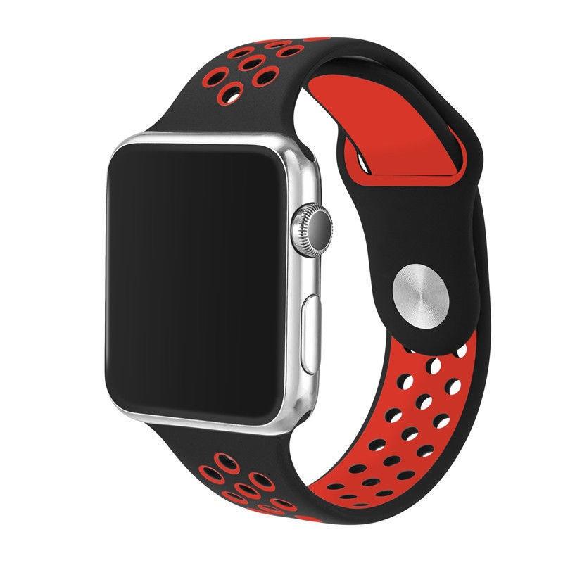 Сменный спортивный силиконовый ремешок для часов Apple Watch Iwatch 38 мм 42 мм