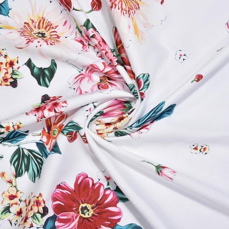 Женский комплект, модный повседневный свободный топ больших размеров с укороченными рукавами и принтом нестандартной формы + прямые брюки