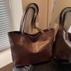Casual Shoulder Bag Female Original Work And Class Commuting Soft Leather Bag Large Capacity Simple Tote Big Bag